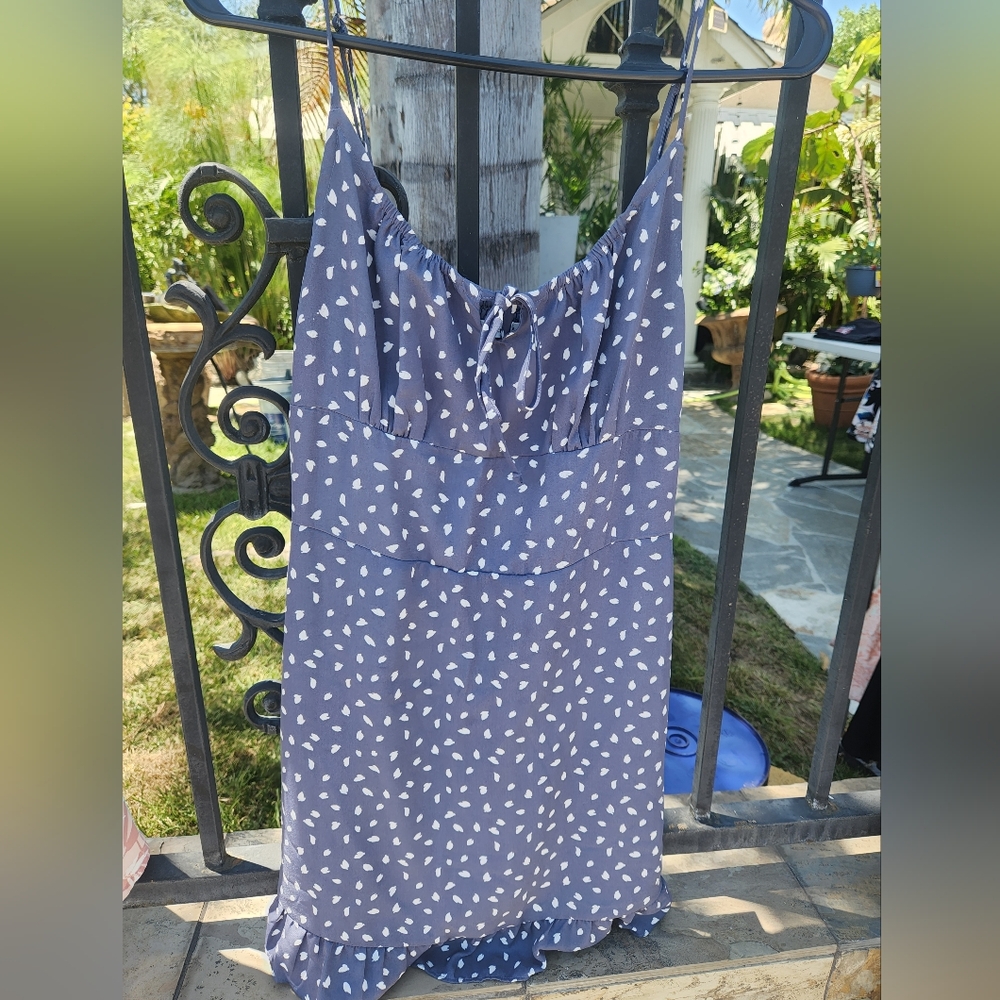 Blue sun dress, size S, Abercrombie and fitch